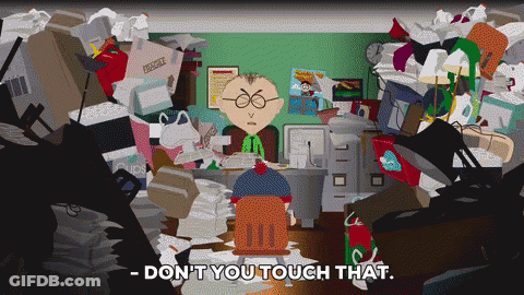 Cartoon Character Says Don't You Touch That GIF