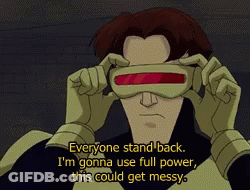 Cartoon Character Says Everyone Stand Back GIF