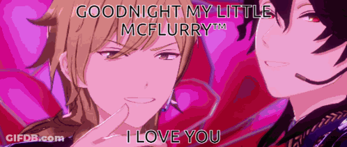 Cartoon Character Says Goodnight My Little Fat Melon Bread Baby Sweet Dreams GIF