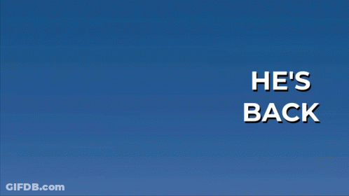 Cartoon Character Says He's Back GIF