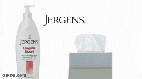 Cartoon Character Says Hi Josh I Have Jergens Lotion On My Hand GIF