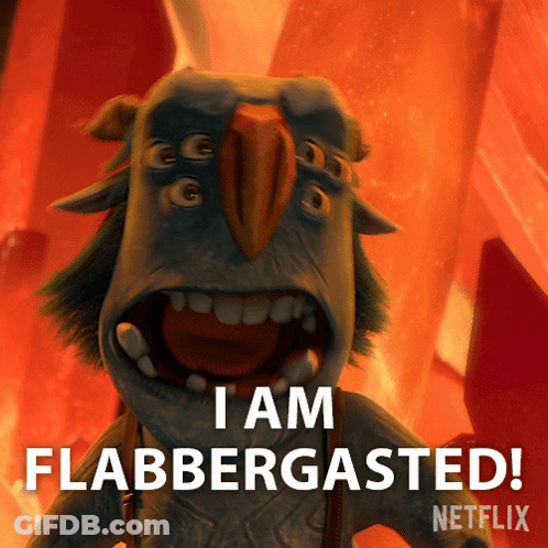 Cartoon Character Says I Am Flabbergasted GIF