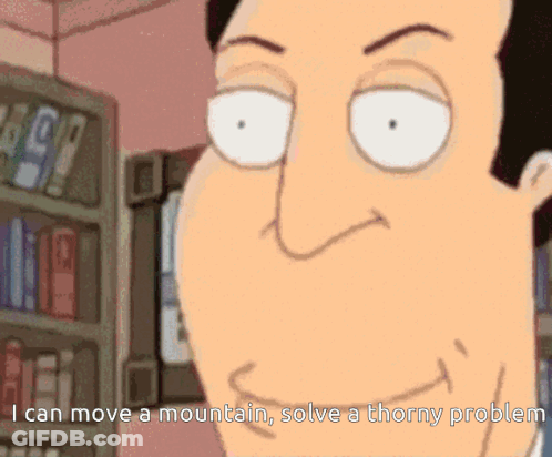 Cartoon Character Says I Can Move Mountain Solve Horny Problem GIF