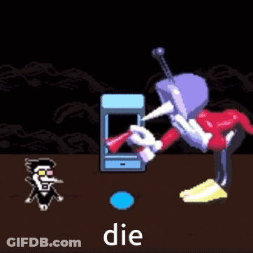 Cartoon Character Says I Do What I Want On Pink GIF