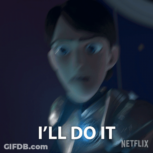 Cartoon Character Says I'll Do It Netflix GIF