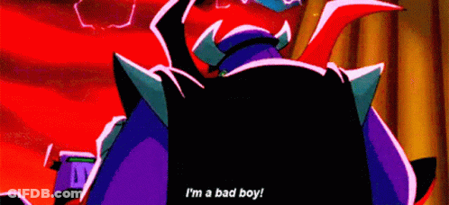 Cartoon Character Says I'm A Bad Boy GIF