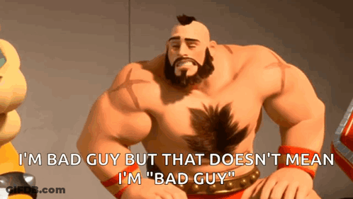 Cartoon Character Says I'm Bad Guy But That Doesn't Mean I'm Bad Guy GIF