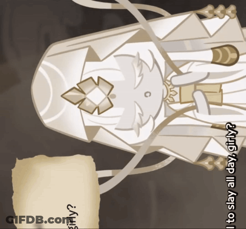 Cartoon Character Says I To Slay Every Day GIF