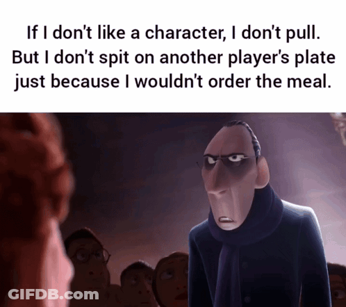 Cartoon Character Says If I Don't Like A Character I Don't Pull GIF