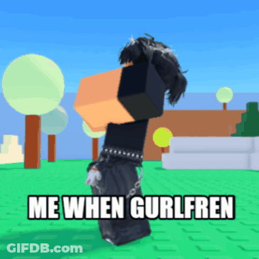 Cartoon Character Says Me When Gurlfren On Screen GIF