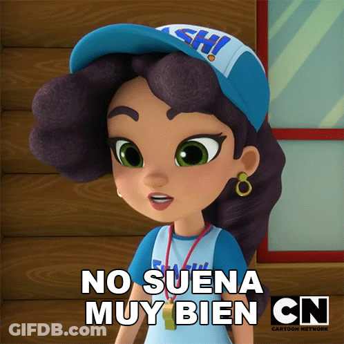 Cartoon Character Says No Suena Muy Bien GIF