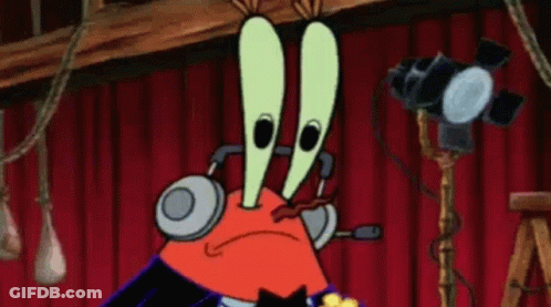 Cartoon Character Says Not In Budget GIF