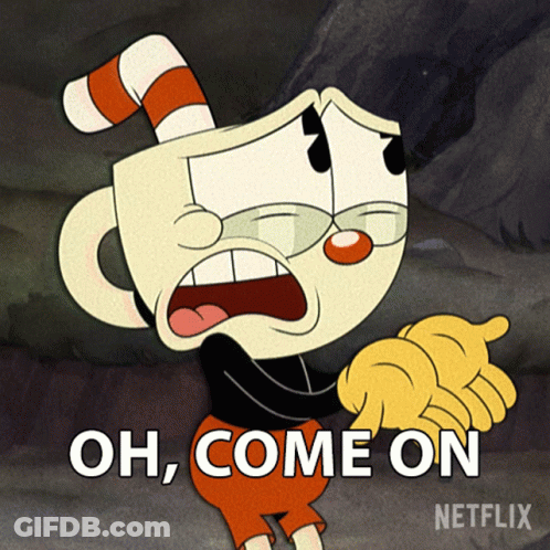 Cartoon Character Says Oh Come On In Netflix Advertisement GIF