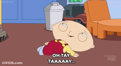 Cartoon Character Says Oh Tay Taaaay GIF