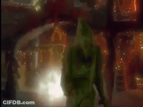 Cartoon Character Says Panic In Static And Out-Manic GIF