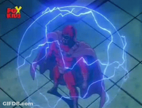 Cartoon Character Says Please Do Not Make Me Let You Down In Front Of Lightning GIF