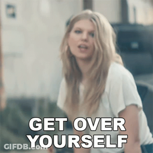 Cartoon Character Says Pull Yourself Together GIF