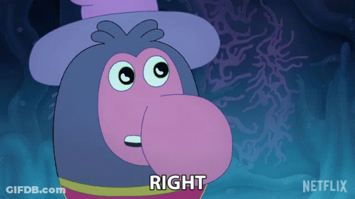Cartoon Character Says Right Netflix Ad GIF