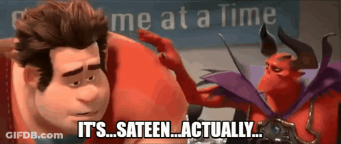Cartoon Character Says Sateen Come Me At A Time GIF