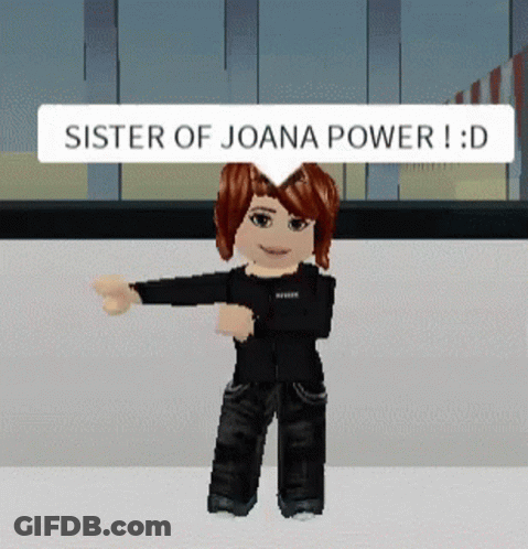 Cartoon Character Says Sister Of Joana Power D GIF