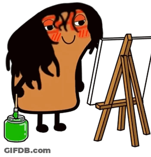 Cartoon Character Says Sit Boy Beside Girl GIF