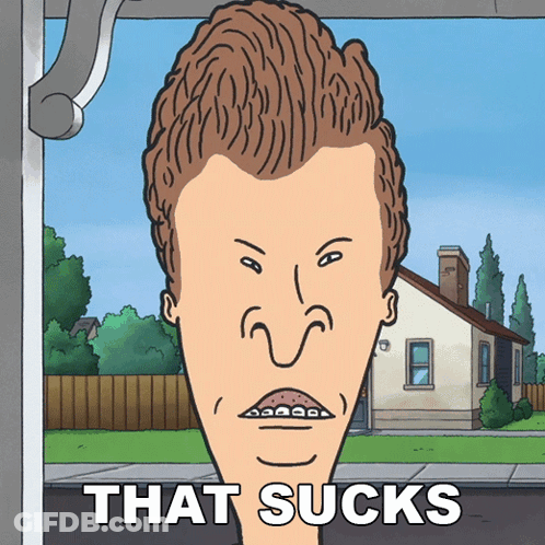 Cartoon Character Says That Sucks In Front Of White House GIF