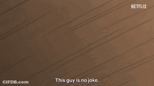 Cartoon Character Says This Guy Is No Joke GIF
