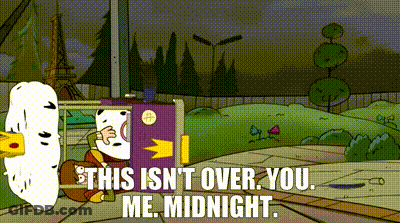 Cartoon Character Says This Isn't Over GIF