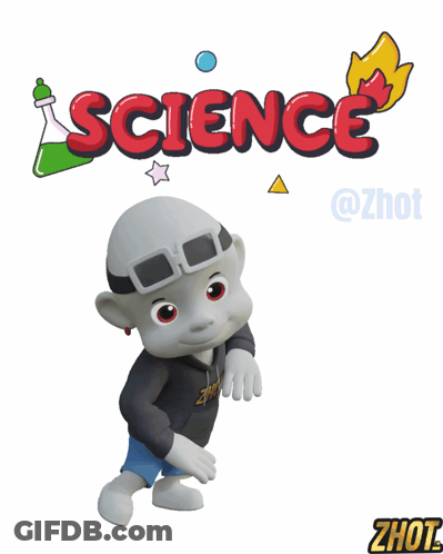 Cartoon Character Science GIF