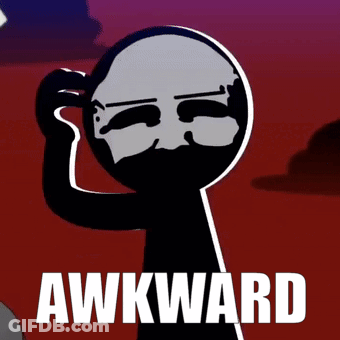 Cartoon Character Scratching Head Awkward GIF
