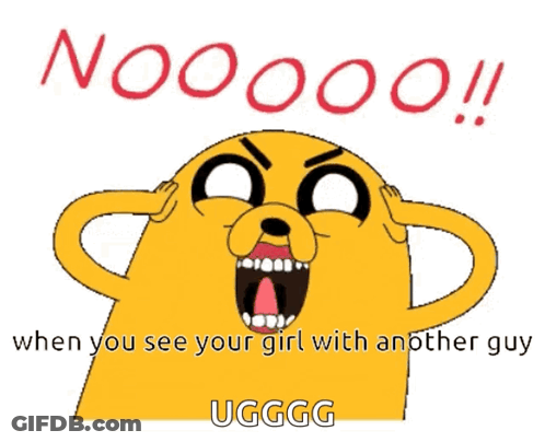 Cartoon Character Screaming Nooooo GIF