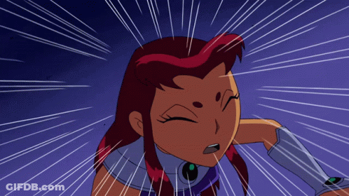Cartoon Character Screaming Red Hair Green Eyes GIF