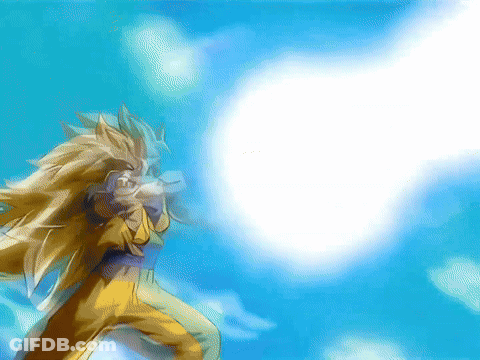 Cartoon Character Shooting Beam Of Light GIF