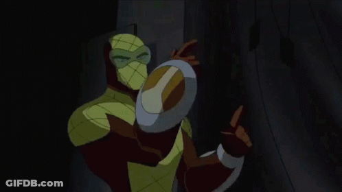 Cartoon Character Shooting Green Light GIF