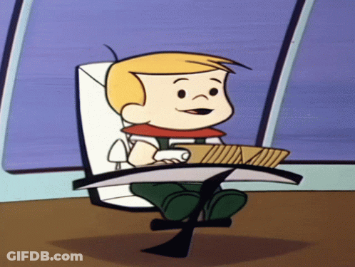 Cartoon Character Sitting In Chair GIF