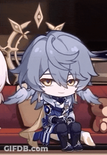 Cartoon Character Sitting On Couch GIF
