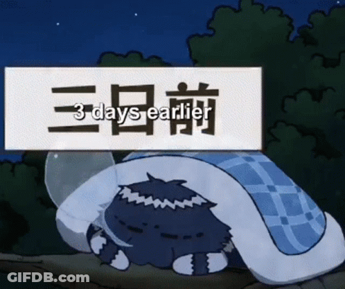 Cartoon Character Sleeping Under Blanket GIF