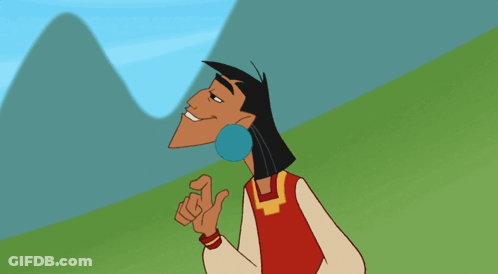 Cartoon Character Smiling In Red Shirt GIF