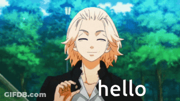 Cartoon Character Smiling Saying Hello In Forest GIF