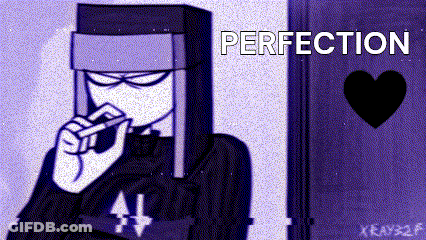 Cartoon Character Smoking With Perfection GIF