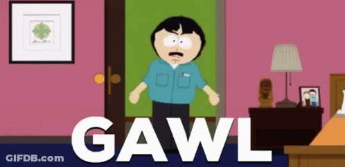 Cartoon Character Standing Before Gawl Door GIF