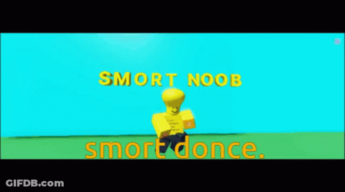 Cartoon Character Standing In Field Saying Smrt Noob Smrt Once GIF