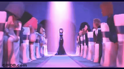 Cartoon Character Standing In Front Of Arrivals Sign GIF