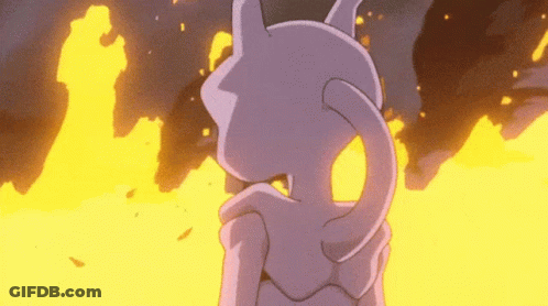 Cartoon Character Standing In Front Of Fire Looking Up GIF
