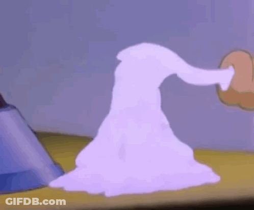 Cartoon Character Standing In Front Of Netflix Sign GIF