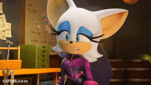 Cartoon Character Standing In Front Of Wall With Sticky Notes Saying A GIF