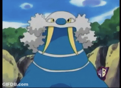 Cartoon Character Standing In Front Of WB Sign GIF