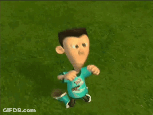 Cartoon Character Standing In Grass Smiling GIF