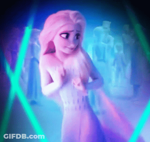 Cartoon Character Standing In Lighted Room GIF