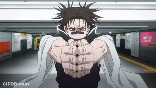 Cartoon Character Standing In Subway With Unit All Square Sign GIF
